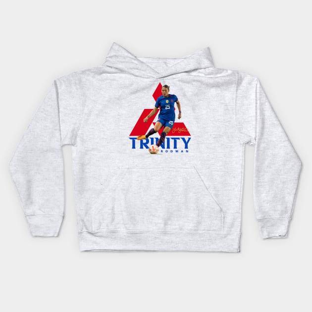 Trinity Rodman Kids Hoodie by Juantamad